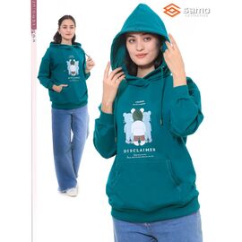 Фотография Худи женское WH17086-2 blue р.48-56 "Samo" недорого оптом от прямого поставщика