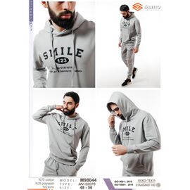 Фотография Костюм спортивный мужской M98044 grey р.48-56 "Samo" недорого оптом от прямого поставщика