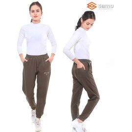 Фотография Штаны спортивные женские 0038 khaki р.48-56 "Samo" недорого оптом от прямого поставщика