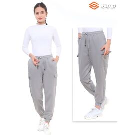 Фотография Штаны спортивные женские 0083 grey р.48-56 "Samo" недорого оптом от прямого поставщика