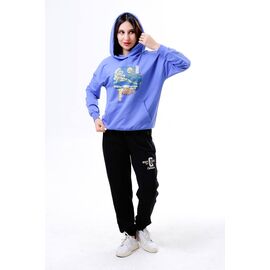 Фотография Худи женское 22008 l.blue р.44-52 "Samo" недорого оптом от прямого поставщика