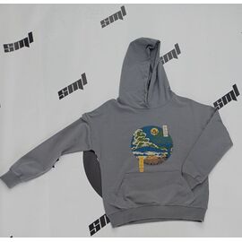 Худі жіноче 2208 grey р.44-52 "Samo" недорого оптом від прямого постачальника