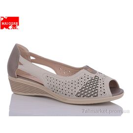 Фотография Босоножки женские летние Лето 6625-7 (8 пар р.37-42) "Maiguan" недорого оптом от прямого поставщика