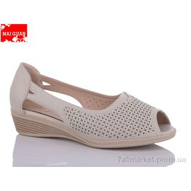 Фотография Босоножки женские летние Лето 6622-1 (8 пар р.37-42) "Maiguan" недорого оптом от прямого поставщика