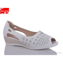 Фотография Босоножки женские летние Лето 6632-3 (8 пар р.37-42) "Maiguan" недорого оптом от прямого поставщика