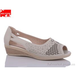 Фотография Босоножки женские летние Лето 6623-1 (8 пар р.37-42) "Maiguan" недорого оптом от прямого поставщика