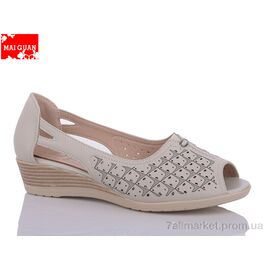 Фотография Босоножки женские летние Лето 6631-1 (8 пар р.37-42) "Maiguan" недорого оптом от прямого поставщика