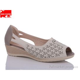Фотография Босоножки женские летние Лето 6631-7 (8 пар р.37-42) "Maiguan" недорого оптом от прямого поставщика