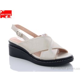 Фотография Босоножки женские летние Лето 8813-5 (8 пар р.36-41) "Maiguan" недорого оптом от прямого поставщика