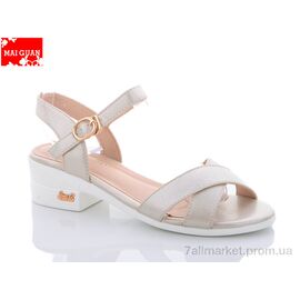 Фотография Босоножки женские летние Лето A81-3 (8 пар р.36-41) "Maiguan" недорого оптом от прямого поставщика