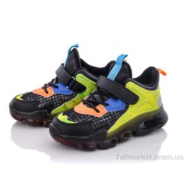 Фотография Кроссовки детские модные Весна/осень AFB832 green (10 пар р.27-31) "SANLIN" недорого оптом от прямого поставщика