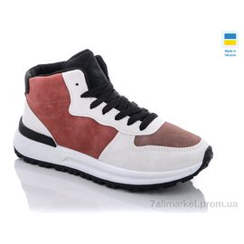 Фотография Кроссовки женские модные Весна/осень 1803-6 brown (8 пар р.36-41) "Swin" недорого оптом от прямого поставщика