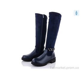 Фотография Сапоги детские красивые зима ALR05-2A (8 пар р.34-38) "SANLIN" недорого оптом от прямого поставщика