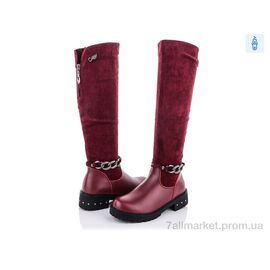 Фотография Сапоги детские красивые зима ALR05-6A (8 пар р.34-38) "SANLIN" недорого оптом от прямого поставщика