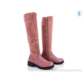 Фотография Сапоги детские красивые зима ALR06-8A (8 пар р.34-38) "SANLIN" недорого оптом от прямого поставщика