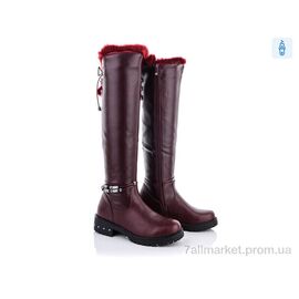 Фотография Сапоги детские красивые зима ALR01-6 (8 пар р.34-38) "SANLIN" недорого оптом от прямого поставщика