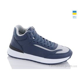 Фотография Кроссовки мужские модные Весна/осень 1313-3 blue (8 пар р.40-45) "Swin" недорого оптом от прямого поставщика