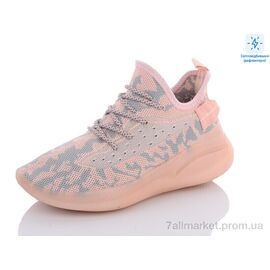 Фотография Кроссовки женские модные Лето 87 пудра (8 пар р.36-40) "SANLIN" недорого оптом от прямого поставщика