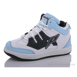 Фотография Кроссовки детские модные Весна/осень 09-1 blue (6 пар р.25-30) "SANLIN" недорого оптом от прямого поставщика