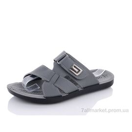 Шльопанці чоловічі пляжні Літо 14Ш grey (12 пар р.41-45) "SANLIN" недорого оптом від прямого постачальника