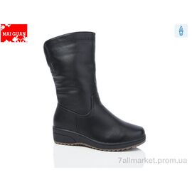 Чоботи жіночі зручні Зима B612-6 (8 пар р.37-42) "Maiguan" недорого оптом від прямого постачальника