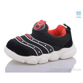 Кросівки дитячі модні Весна/осінь 21-1-24 black (10 пар р.16-20) "SANLIN" недорого оптом від прямого постачальника