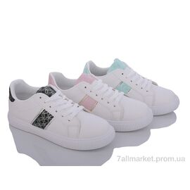 Фотография Кроссовки женские модные Весна/осень 532-30-24 mix (24 пар р.36-41) "SANLIN" недорого оптом от прямого поставщика