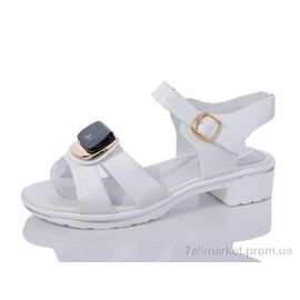 Фотография Босоножки детские летние Лето 1-2660 (16 пар р.32-37) "SANLIN" недорого оптом от прямого поставщика