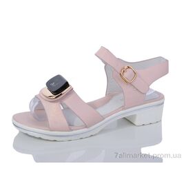 Фотография Босоножки детские летние Лето 3-26660 (16 пар р.32-37) "SANLIN" недорого оптом от прямого поставщика