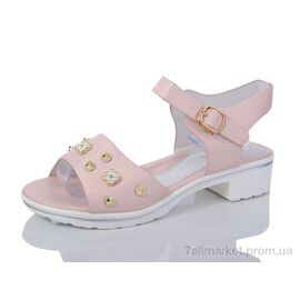 Фотография Босоножки детские летние Лето 3-7660 (16 пар р.32-37) "SANLIN" недорого оптом от прямого поставщика