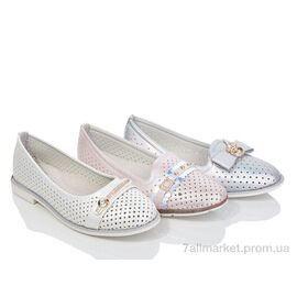 Туфлі дитячі зручні Літо F36 mix (24 пар р.32-36) "SANLIN" недорого оптом від прямого постачальника