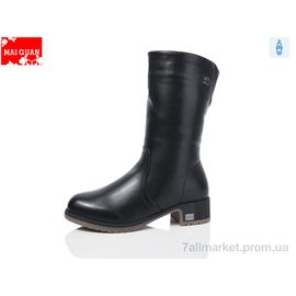 Чоботи жіночі зручні Зима B733-3 (8 пар р.37-42) "Maiguan" недорого оптом від прямого постачальника