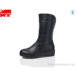 Чоботи жіночі зручні Зима B301-1 (8 пар р.37-42) "Maiguan" недорого оптом від прямого постачальника