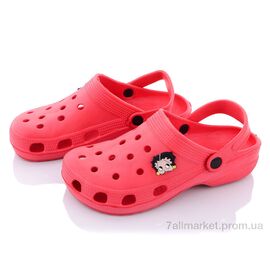Фотография Кроксы женские летние Лето SV018 красный (6 пар р.36-41) "SANLIN 2" недорого оптом от прямого поставщика