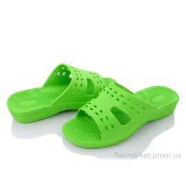 Фотография Шлепки женские облегченные Лето Домино 1001 зел. (6 пар р.36-41) "SANLIN 2" недорого оптом от прямого поставщика