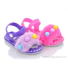 Фотография Босоножки детские летние Лето 628A mix (12 пар р.24-29) "SANLIN 2" недорого оптом от прямого поставщика