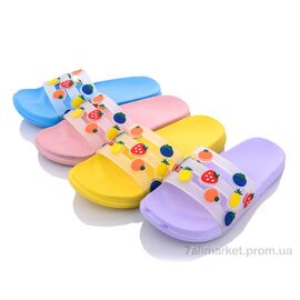 Шльопанці жіночі полегшені Літо 950 mix (12 пар р.36-41) "SANLIN 2" недорого оптом від прямого постачальника