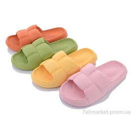 Фотография Шлепки женские облегченные Лето 5003 mix (12 пар р.36-41) "SANLIN 2" недорого оптом от прямого поставщика