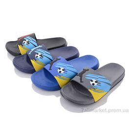 Фотография Шлепки мужские пляжные Лето B217 mix (12 пар р.40-45) "SANLIN 2" недорого оптом от прямого поставщика