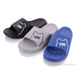 Фотография Шлепки мужские пляжные Лето 221A mix (12 пар р.40-45) "SANLIN 2" недорого оптом от прямого поставщика