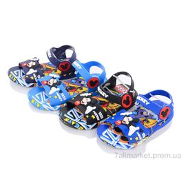 Фотография Сандалии детские летние Лето A64 mix (12 пар р.24-29) "SANLIN 2" недорого оптом от прямого поставщика