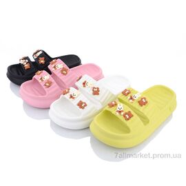 Фотография Шлепки женские облегченные Лето 7001 mix (12 пар р.36-41) "SANLIN 2" недорого оптом от прямого поставщика