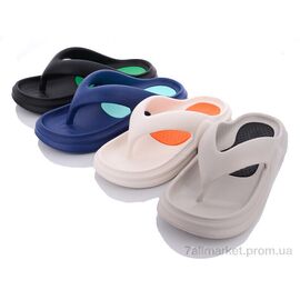 Фотография Шлепки мужские пляжные Лето 9822 mix (12 пар р.40-45) "SANLIN 2" недорого оптом от прямого поставщика
