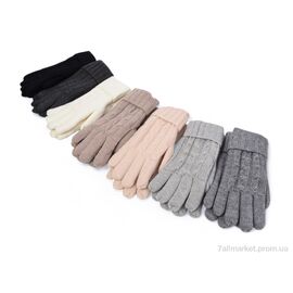 Фотография Перчатки женские Зима 3825 mix (12 шт. р.сетка 6,5-8,5) "KUINH" недорого оптом от прямого поставщика