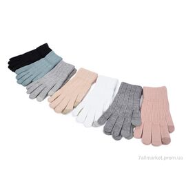 Фотография Перчатки женские Зима 5830 mix (12 шт. р.сетка 6,5-8,5) "KUINH" недорого оптом от прямого поставщика