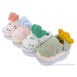 Тапки жіночі для будинку Зима 43079-93 mix (10 пар р.36-41) "SANLIN 2" недорого оптом від прямого постачальника