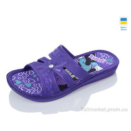 Фотография Шлепки детские летние Лето Мікі бузок (6 пар р.30-35) "SANLIN 2" недорого оптом от прямого поставщика