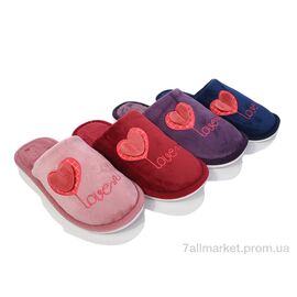 Тапки жіночі для будинку Весна/осінь W88 mix (12 пар р.36-41) "Soylu" недорого оптом від прямого постачальника