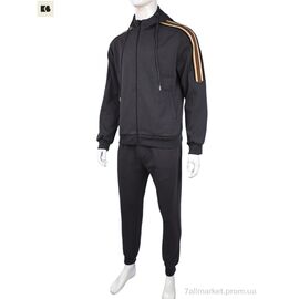 Спортивний костюм чоловічий Весна/осінь 3838-01-2 grey (5 шт. р.сіткаL-4XL) "BIG" недорого оптом від прямого постачальника