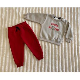 Костюм дитячий спортивний на хлопчика 426 grey р.0.6-2 "BURATINO" недорого оптом від прямого постачальника